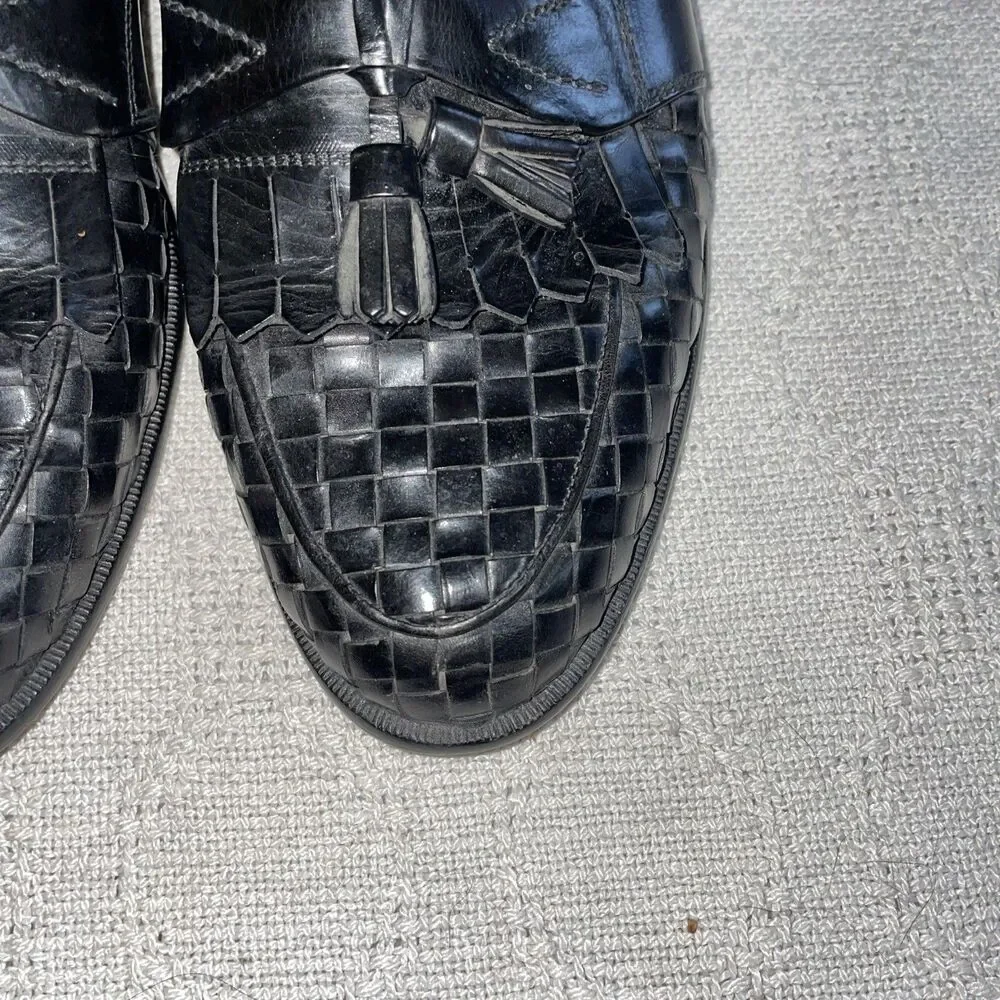 Johnston & Murphy Domani Men’s Dress Loafers Size 10.5 M Black Leather Business